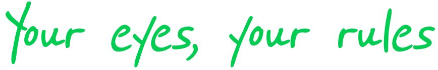 Your Eyes Your Rules - 让灵感鲜活落地